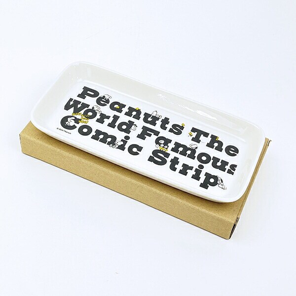 スヌーピー レターズ モーメントロングトレー お皿 食器 SNOOPY