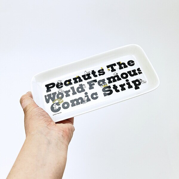 スヌーピー レターズ モーメントロングトレー お皿 食器 SNOOPY