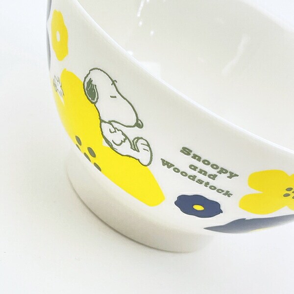 スヌーピー フラワー モーメント茶碗 食器 日本製 SNOOPY