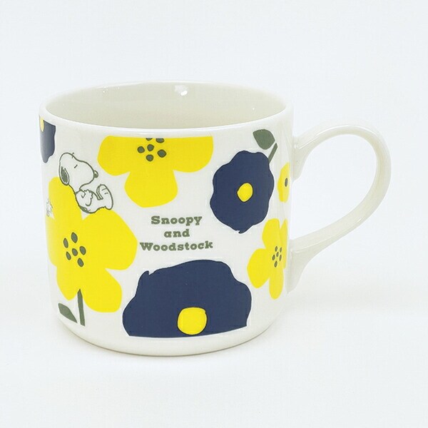 スヌーピー フラワー モーメントマグカップ コップ 日本製 SNOOPY