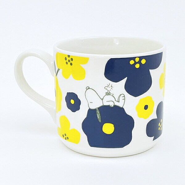 スヌーピー フラワー モーメントマグカップ コップ 日本製 SNOOPY