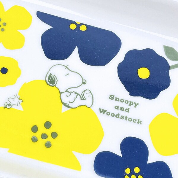 スヌーピー フラワー モーメントロングトレー お皿 食器 SNOOPY