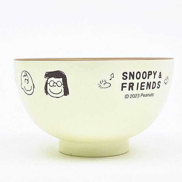 スヌーピー スヌーピー＆フレンズ 塗汁椀(M) 食器 茶碗 日本製 SNOOPY