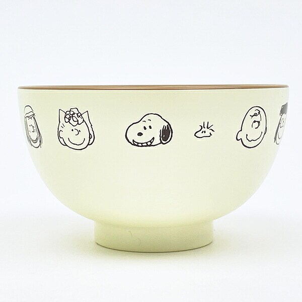 スヌーピー スヌーピー＆フレンズ 塗汁椀(M) 食器 茶碗 日本製 SNOOPY