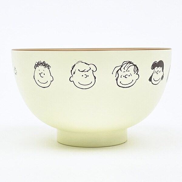 スヌーピー スヌーピー＆フレンズ 塗汁椀(M) 食器 茶碗 日本製 SNOOPY