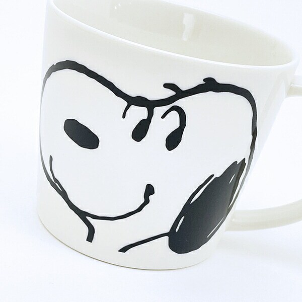 スヌーピー スマイル フェイスマグ(M) コップ ホワイト 日本製 SNOOPY