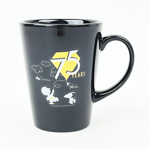 スヌーピー ＆チャーリーブラウン 記念マグカップ コップ PEANUTS 75th 日本製 SNOOPY
