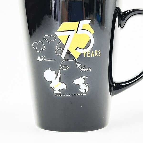 スヌーピー ＆チャーリーブラウン 記念マグカップ コップ PEANUTS 75th 日本製 SNOOPY