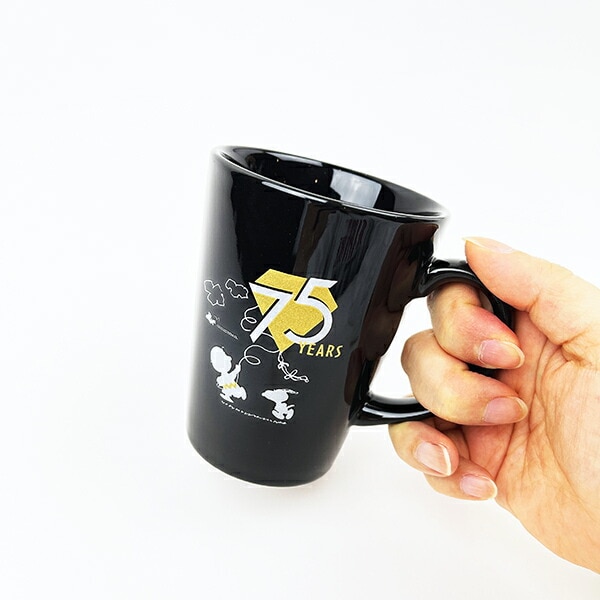 スヌーピー ＆チャーリーブラウン 記念マグカップ コップ PEANUTS 75th 日本製 SNOOPY