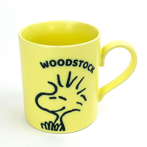 スヌーピー ウッドストック PEANUTS ONE'S 撥水マグ マグカップ イエロー 日本製