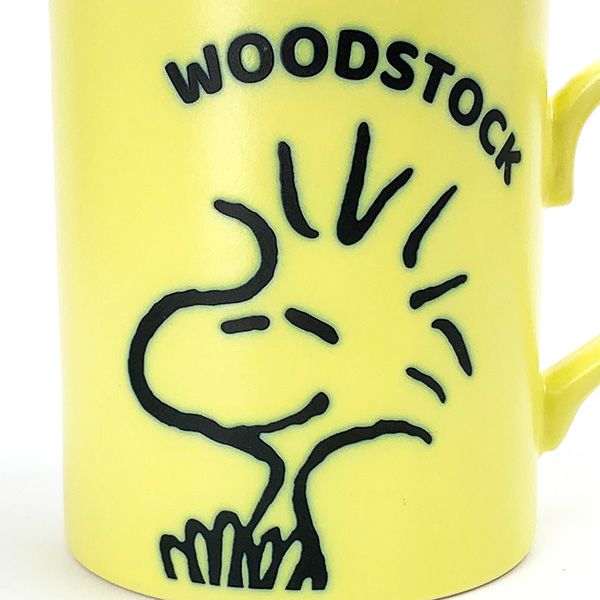スヌーピー ウッドストック PEANUTS ONE'S 撥水マグ マグカップ イエロー 日本製