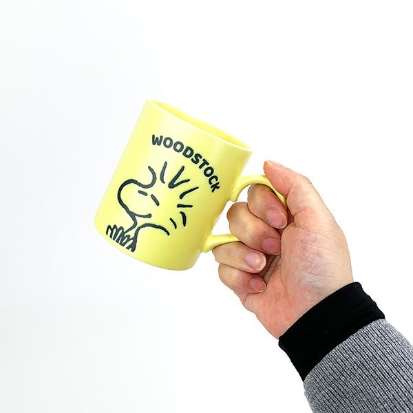 スヌーピー ウッドストック PEANUTS ONE'S 撥水マグ マグカップ イエロー 日本製