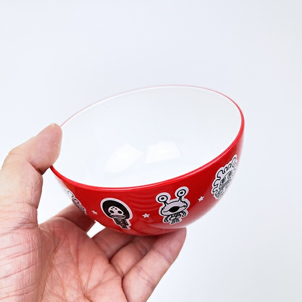 ウルトラマン かいじゅうステップワンダバダ 塗汁椀(M) キッズ レッド 食器 日本製