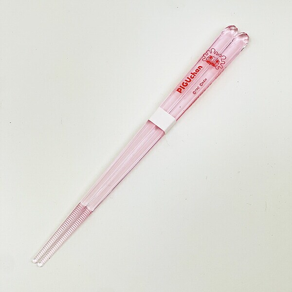 ウルトラマン かいじゅうステップワンダバダ クリア箸(ピグちゃん) キッズ ピンク 食器 日本製