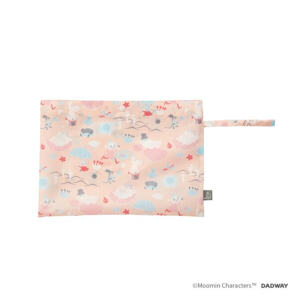 ムーミン レインポンチョ(100-120) ピンク キッズ