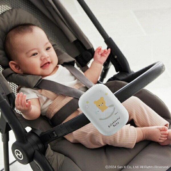 リラックマ リラックマ ポータブル扇風機(ライトブルー) ベビー