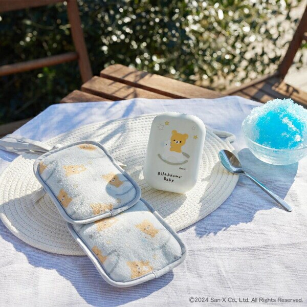 リラックマ リラックマ ポータブル扇風機(ライトブルー) ベビー