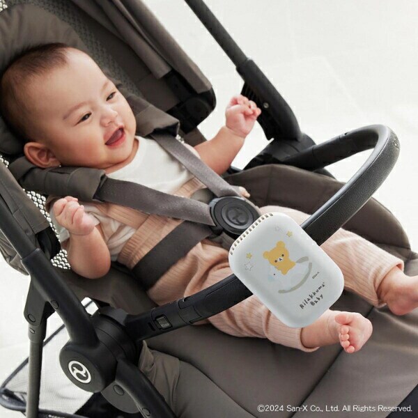 リラックマ リラックマ ポータブル扇風機(ライトブルー) ベビー