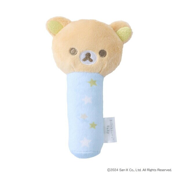 リラックマ にぎにぎスティック ブルー ベビー