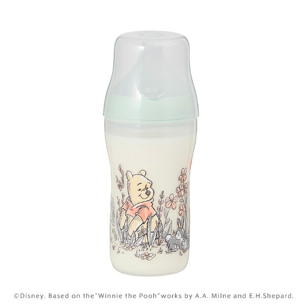 ディズニー クマのプーさん パーフェクトマッチほ乳びん (260ml) 適温目盛り付き ベビー Disney