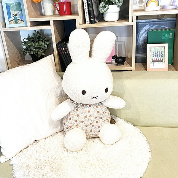 ミッフィー miffy × Little Dutch ヴィンテージリトルフラワー ぬいぐるみ(60cm) ギフト