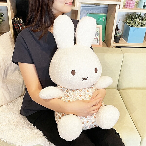 ミッフィー miffy × Little Dutch ヴィンテージリトルフラワー ぬいぐるみ(60cm) ギフト