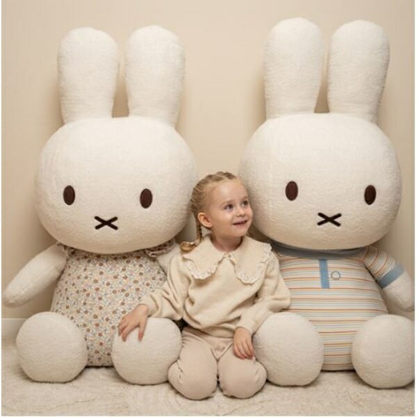 ミッフィー miffy × Little Dutch ヴィンテージリトルフラワー ぬいぐるみ(100cm) ギフト