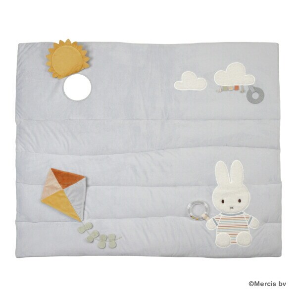 ミッフィー miffy Little Dutch ヴィンテージサニーストライプ プレイマット ベビー