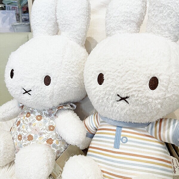 ミッフィー miffy Little Dutch ヴィンテージサニーストライプ ぬいぐるみ(35cm) ベビー