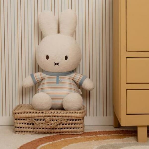 ミッフィー miffy × Little Dutch ヴィンテージサニーストライプ ぬいぐるみ(60cm) ギフト