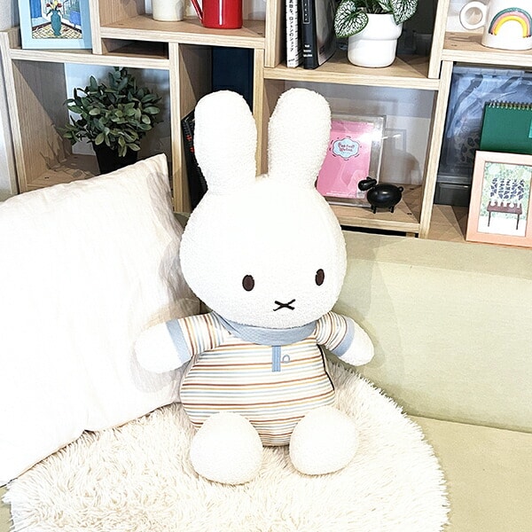 ミッフィー miffy × Little Dutch ヴィンテージサニーストライプ ぬいぐるみ(60cm) ギフト