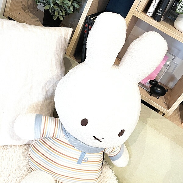 ミッフィー miffy × Little Dutch ヴィンテージサニーストライプ ぬいぐるみ(60cm) ギフト