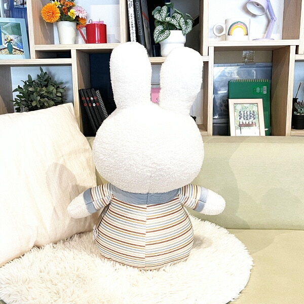 ミッフィー miffy × Little Dutch ヴィンテージサニーストライプ ぬいぐるみ(60cm) ギフト