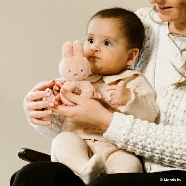 ミッフィー miffy x Little Dutch Flower ベビーラトル ストロベリー ベビー 出産祝い