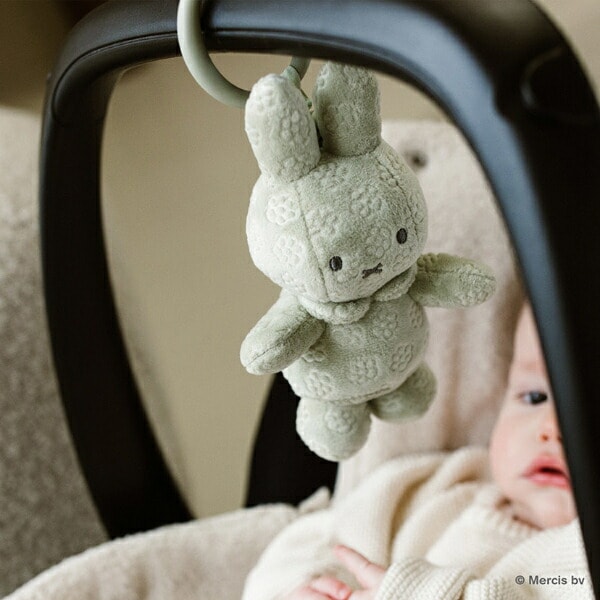 ミッフィー miffy x Little Dutch Flower ぶるぶるトイ 抹茶グリーン ベビー 出産祝い