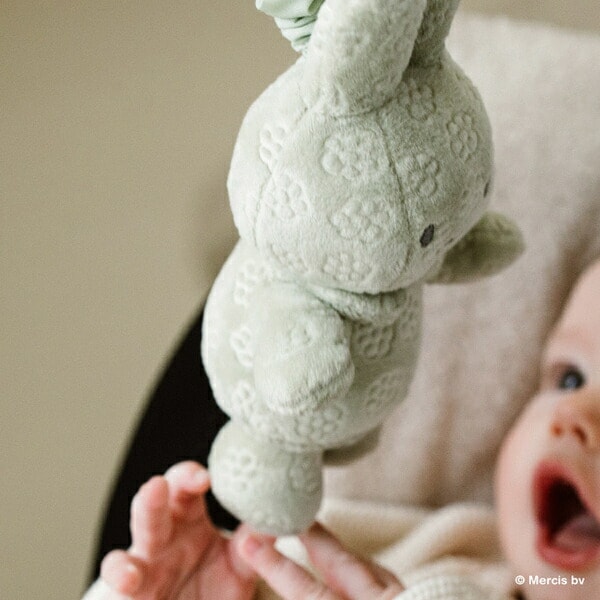 ミッフィー miffy x Little Dutch Flower ぶるぶるトイ 抹茶グリーン ベビー 出産祝い