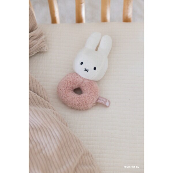ミッフィー miffy フラッフィー ラトル(ピンク) ガラガラ ベビー