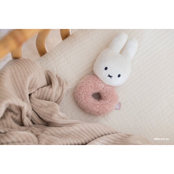 ミッフィー miffy フラッフィー ラトル(ピンク) ガラガラ ベビー