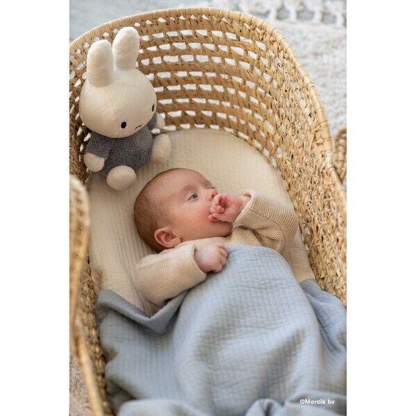 ミッフィー miffy フラッフィー ぬいぐるみ(ブルー) ベビー