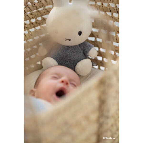 ミッフィー miffy フラッフィー ぬいぐるみ(ブルー) ベビー