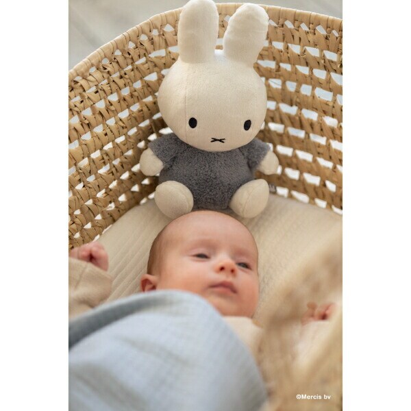 ミッフィー miffy フラッフィー ぬいぐるみ(ブルー) ベビー