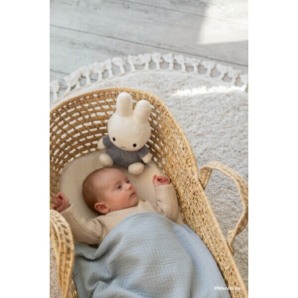 ミッフィー miffy フラッフィー ぬいぐるみ(ブルー) ベビー