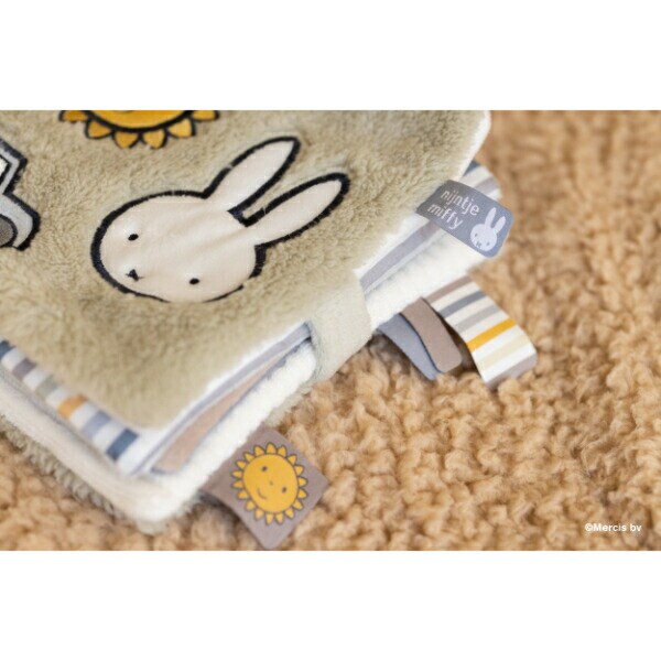 ミッフィー miffy フラッフィー 布えほん(ブルー) ベビー