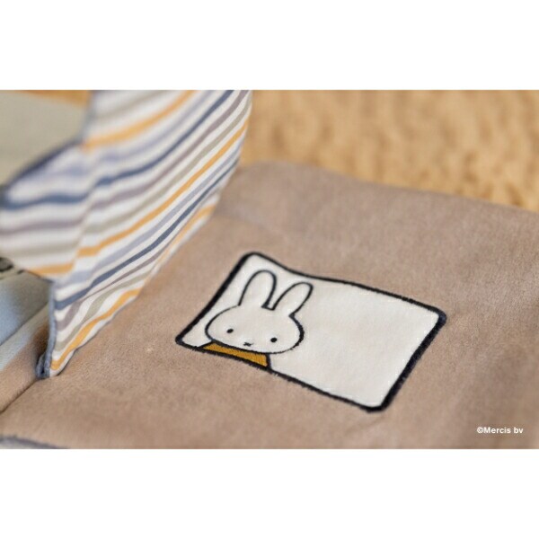 ミッフィー miffy フラッフィー 布えほん(ブルー) ベビー