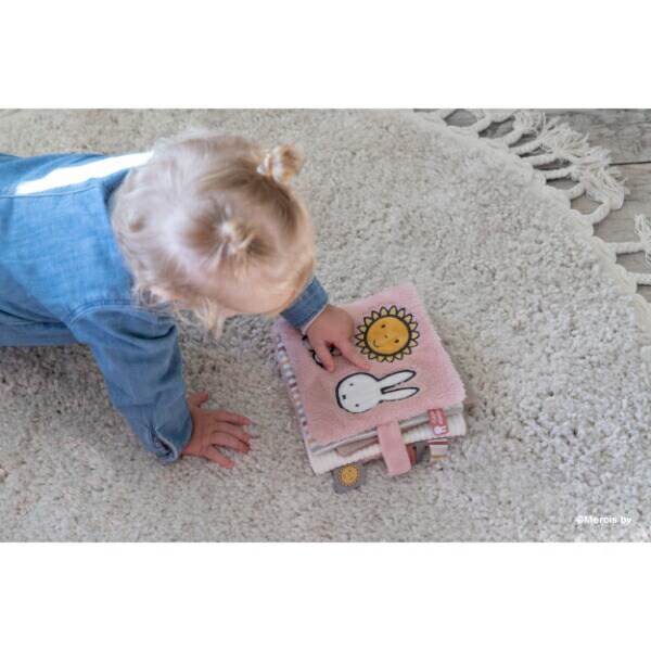 ミッフィー miffy フラッフィー 布えほん(ピンク) ベビー