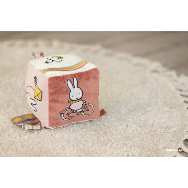 ミッフィー miffy フラッフィー ベビーキューブ(ピンク)