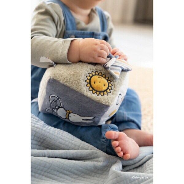 ミッフィー miffy フラッフィー ベビーキューブ(ブルー)