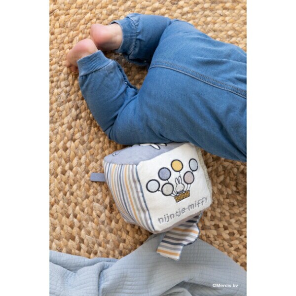 ミッフィー miffy フラッフィー ベビーキューブ(ブルー)