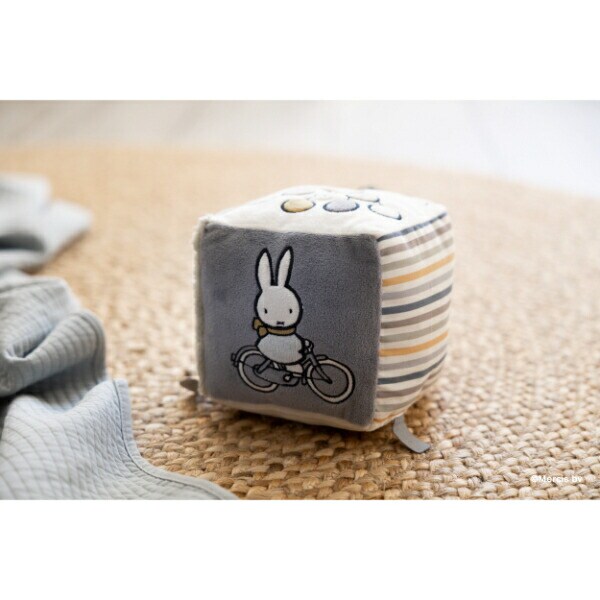 ミッフィー miffy フラッフィー ベビーキューブ(ブルー)