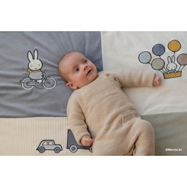 ミッフィー miffy フラッフィー プレイマット(ブルー) ベビー